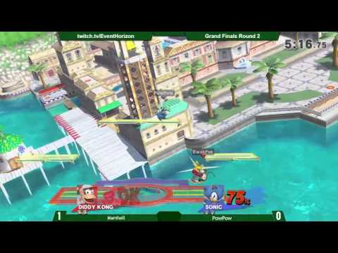 Construct 30 - Marshall (Diddy) vs PowPow (Sonic) - Smash 4 Grand Finals Set 2
