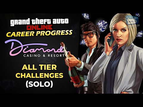 GTA Online Career Progress - Casino Story Missions [All Tier Challenges - Solo]