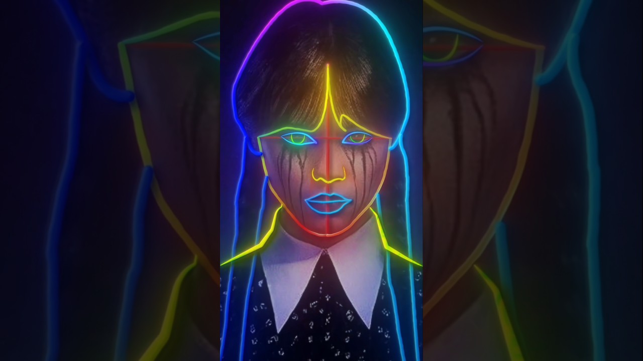 How to Draw Wednesday Addams from Season 2