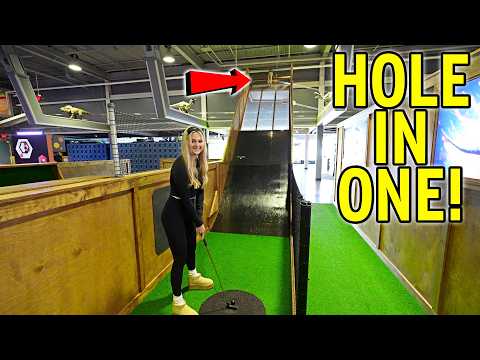 Insane ONE OF A KIND Homemade Mini Golf Course!