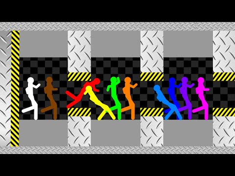 Survival Stickman Race - Escape From Dangerous Road