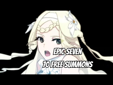 [Epic Seven] 70 Free Summons except it's actually 98 Summons and it speeds up every 3 star I summon