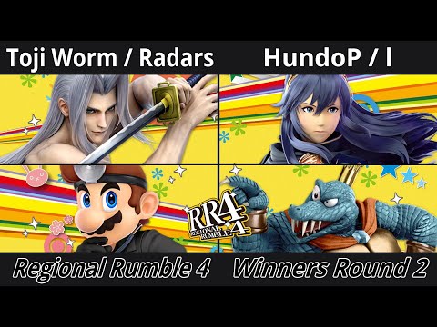 Regional Rumble 4 - Winners Round 2 - Toji Worm / Radars vs HundoP / l