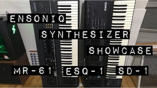 Video thumbnail for I Love Ensoniq, Ensoniq Synth Showcase (MR-61,SD-1,ESQ-1) by Todd Smith Music