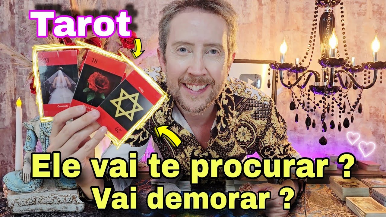 Ele vai te procurar ? Vai Demorar ? O que ele pretende fazer ?rei do oraculo hoje-buba tarot de hoje
