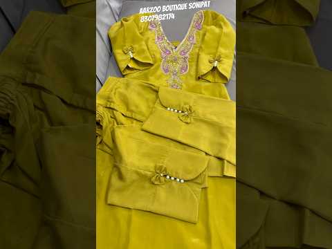 designer suit by aarzoo boutique #aarzooboutique78 #worldtailor #karwachauth #suits