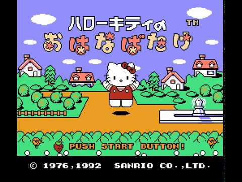 NES Longplay [916] Hello Kitty no Hanabatake