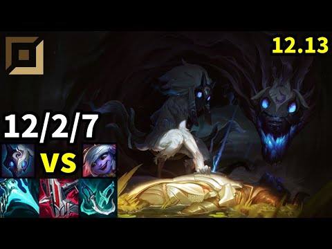 Kindred ADC vs Tristana - KR Master | Patch 12.13