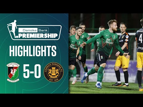 Five star Glentoran run riot against Carrick! | Glentoran 5-0 Carrick Rangers | NIFL Highlights