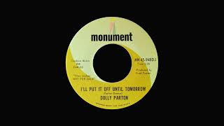 Dolly Parton - I&#39;ll Put It Off Until Tomorrow (1966)