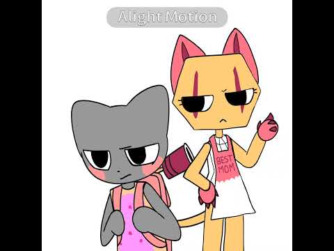 hmm .. — scraps x vee  #edit #tweening #dandysworld #animation #vee #scraps