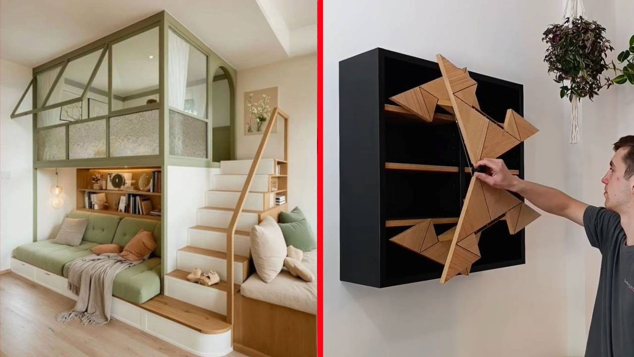 Genius Smart Space-Saving Furniture & Hidden Storage Ideas You Need to See!