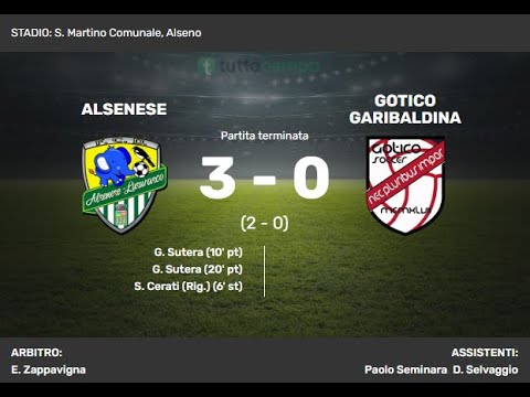 Alsenese vs Gotico Garibaldina 3-0