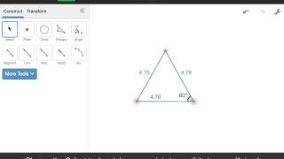 Mini Constructions with Desmos Geometry: Equilateral Triangle