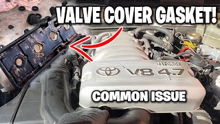 How To Replace Valve Cover Gasket On TOYOTA with 4.7 V8