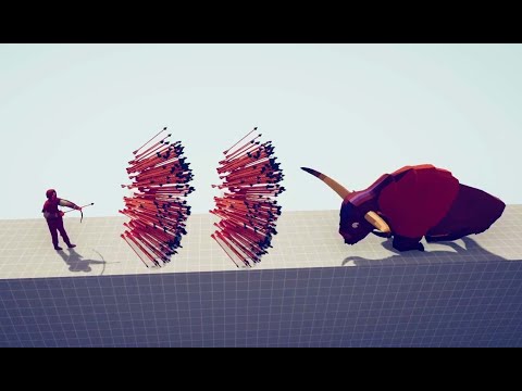 Giant Bison VS Every God  - TABS MODS - Totally Accurate Battle Simulator