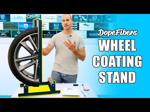 HQS Autopflege - Den "DopeFibers WheelCoatingStand" aufgebaut