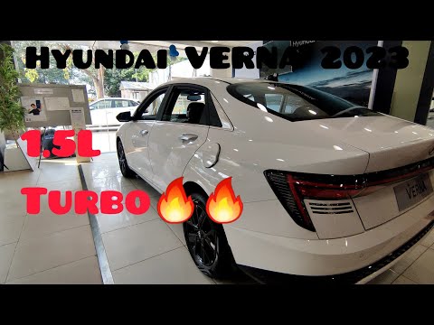 New Verna 2023 - SX 1.5 Turbo🔥||158 bhp🔥🔥||Full walkaround