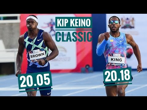 Aaron Brown - 200m 20.05 Sec -Men Kip Keino Finals