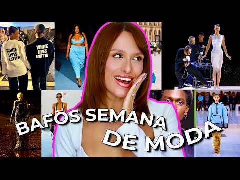 OS MAIORES BAFOS DA SEMANA DE MODA!! COPERNI VESTINDO BELLA HADID, BALENCIAGA NA LAMA, KANYE WEST..