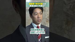 参政党・神谷代表と「タイマン」で何を？ #日本維新の会 #藤田文武 #議員定数削減