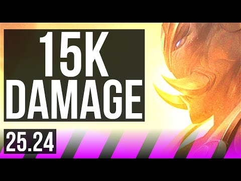 THRESH & Yunara vs NAUTILUS & Tristana (SUP) | 15K damage | KR Master | 25.24