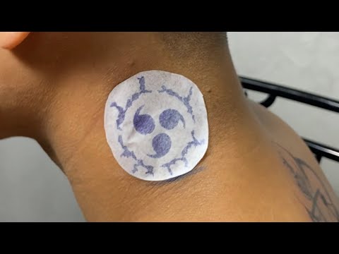 how i tattoing sasuke seal  at the neck