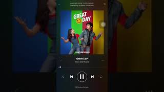 NEW SONG!! GREAT DAY by Ranz and Niana