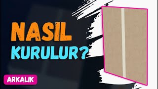 Modilayn KATLANMIŞ ARKALIK MONTAJ; Arkalık Nasıl Monte Edilir. Terazi, Gönye ile
