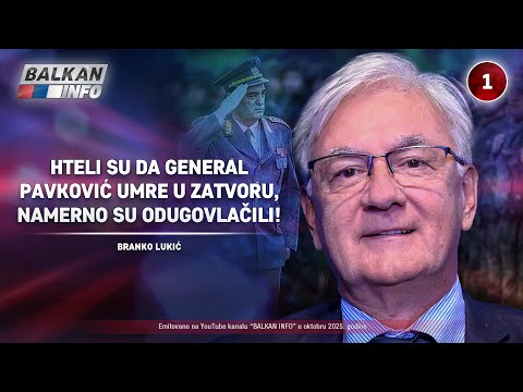 INTERVJU: Branko Lukić – Hteli su da Pavković umre u zatvoru, namerno su odugovlačili! (30.9.2025)