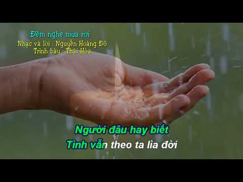 Đêm nghe mưa rơi Sheet - Thái Hoà