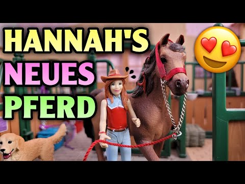 Hannahs NEUES Pferd 🎉🐴 So hat sie Cayenne bekommen 😍 | Schleich Horse Club