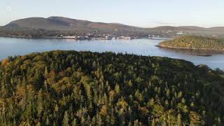 Bar Harbor Maine 4k Drone Footage