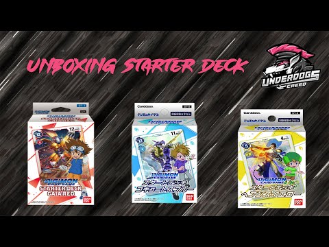 Unboxing Starter Deck Digimon TCG 2020
