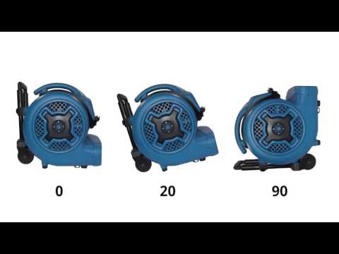 XPOWER 1HP Air Mover with Handle