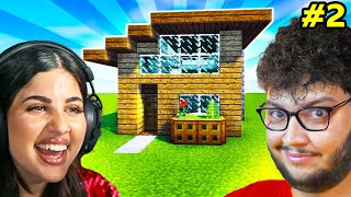 اخيرا عملت بيت مع صبا ????| Minecraft