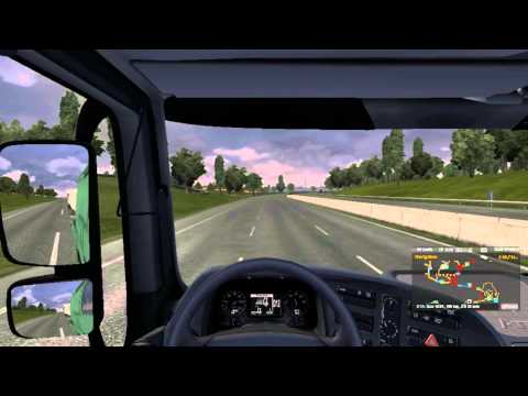 Euro Truck Simulator 2: Ore delivery from Calais to Felixstowe