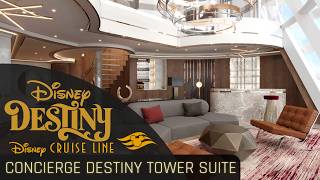 Concierge Destiny Tower Suite Walkthrough Tour | Disney Destiny | Disney Cruise Line 2026