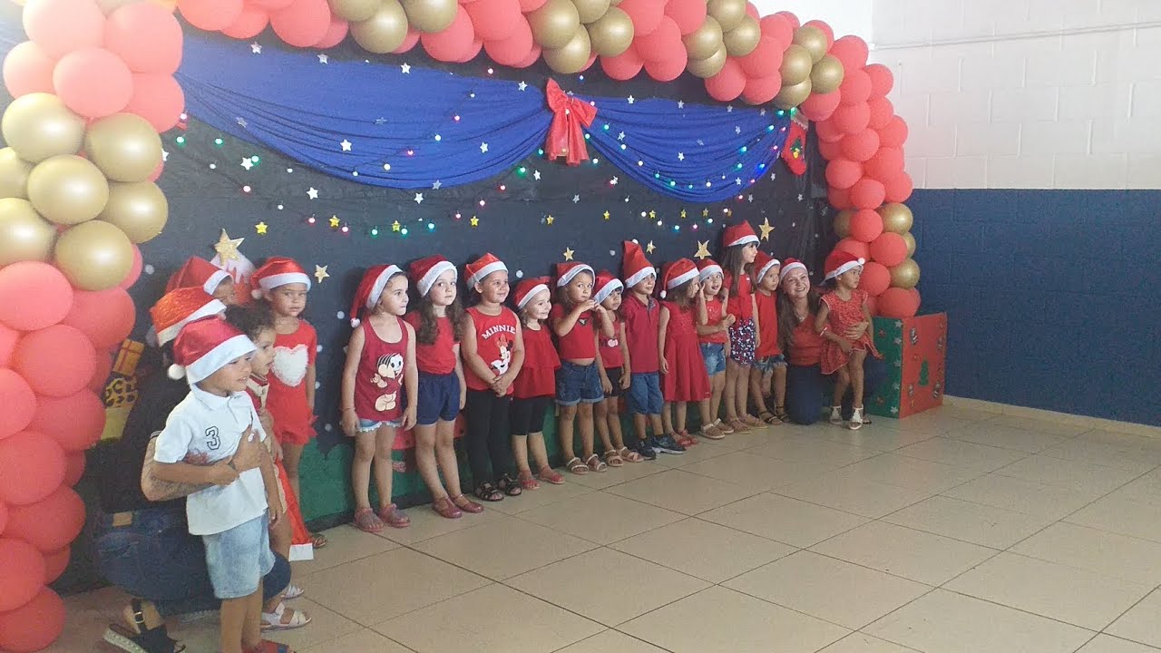 Apresentação de Natal da escola