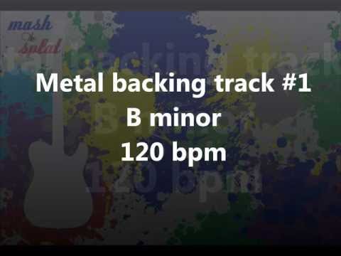 Metal Guitar Backing Track #1 (B Minor)