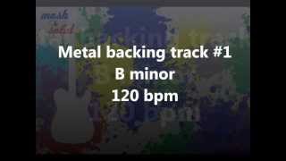 Metal Guitar Backing Track #1 (B Minor)