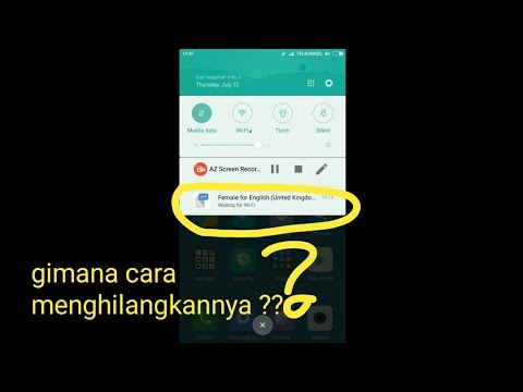Cara menghilangkan notifikasi female for english ( united kingdom ) di android