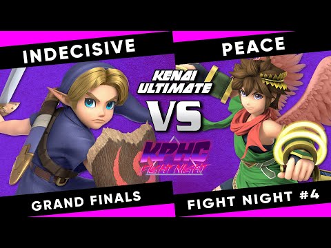 Fight Night #4 - Indecisive (Young Link) vs P3ace (Pit, Dark Pit) - Grand Finals