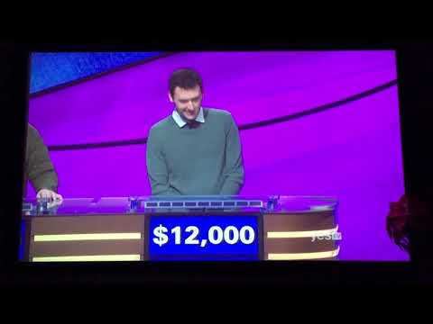 Double Jeopardy - The Teacher’s Tournament (quarterfinal match) Day 2, 3rd Daily Double (5/7/19)