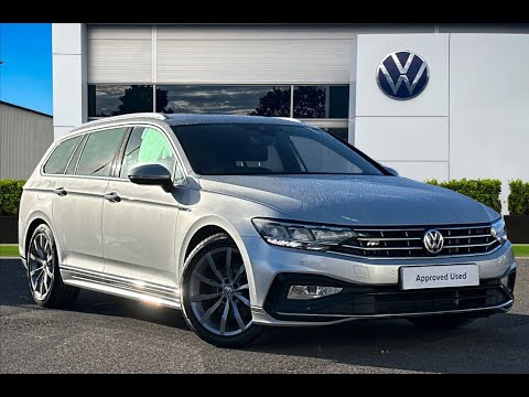 Approved Used Volkswagen Passat Estate R-Line 2.0TDI 190PS DSG in Reflex Silver - DE69ZDO