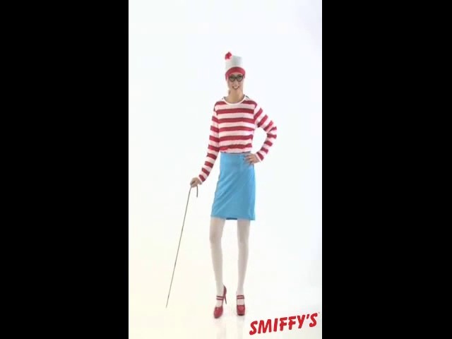 Vídeo relacionado con Wildarms ¡Disfraz Completo de Wally! Camisa Rayas Roja/Blanca + Gafas + Sombrero - Triunfa en Halloween, Cosplay y Fiestas Adultas (S/M)