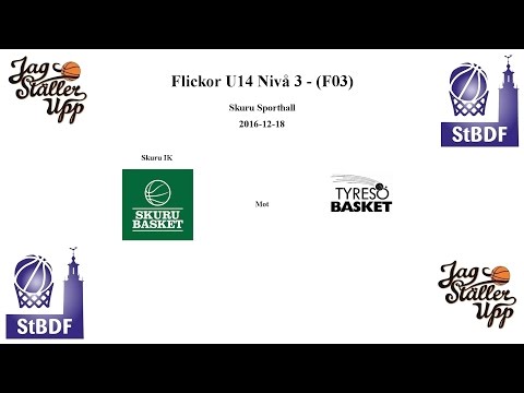 Skuru Basket (F03) mot KFUM Tyresö Basket - 2016-12-18