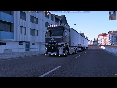 ETS2 1.44 MAP COMBO | Renault T Evolution DTi 11-13 sound | (FI) Kuopio - Tallinn (EST) | 2K 1440p