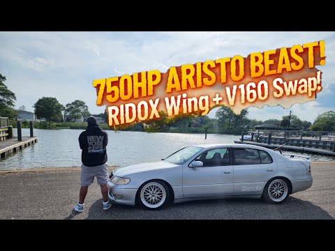 Big Turbo 2JZ V160 Aristo Now Pushing 750HP, Custom Handling mods for Street Track JZS147 OVER Supra