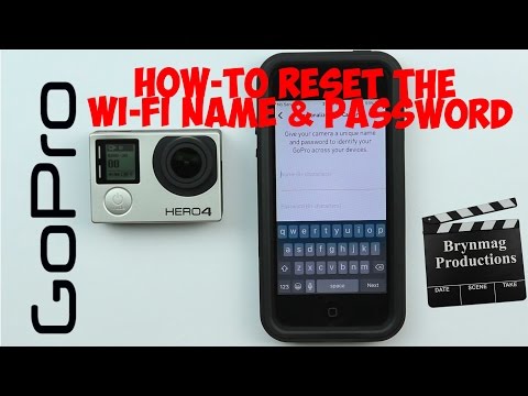 How to RESET the Wi-Fi Name and Password in the GoPro HERO4
